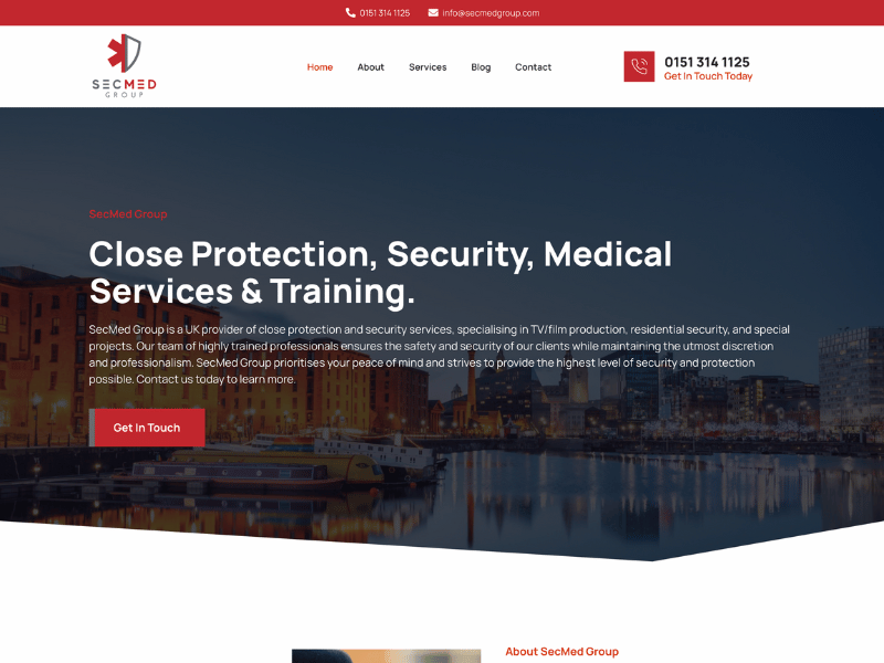 Security Website Design