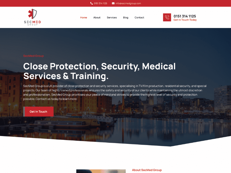 Security Website Design
